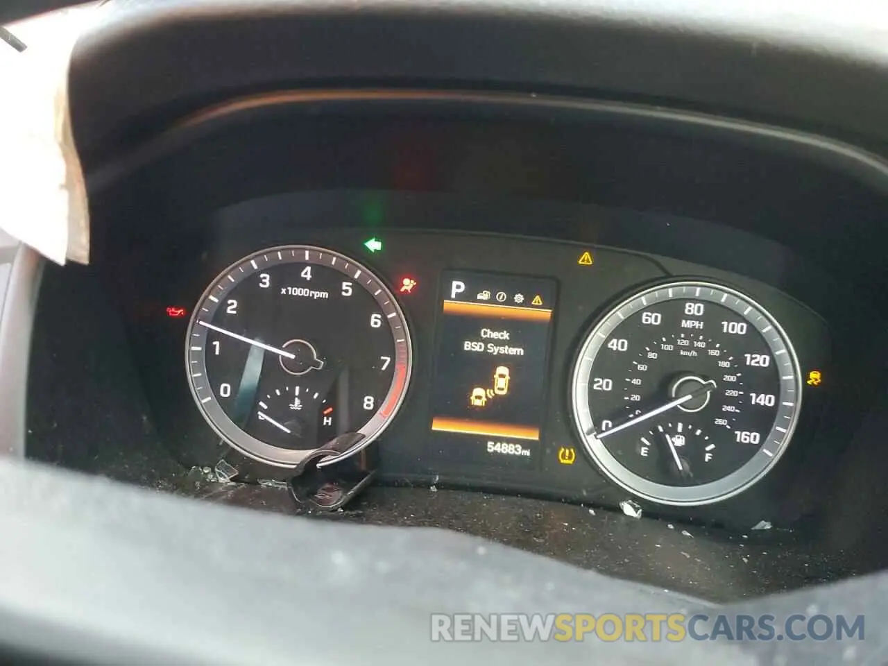 9 Photograph of a damaged car 5NPE34AF3KH820196 HYUNDAI SONATA 2019