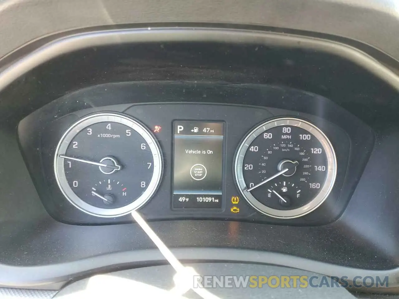 9 Photograph of a damaged car 5NPE34AF4KH749655 HYUNDAI SONATA 2019