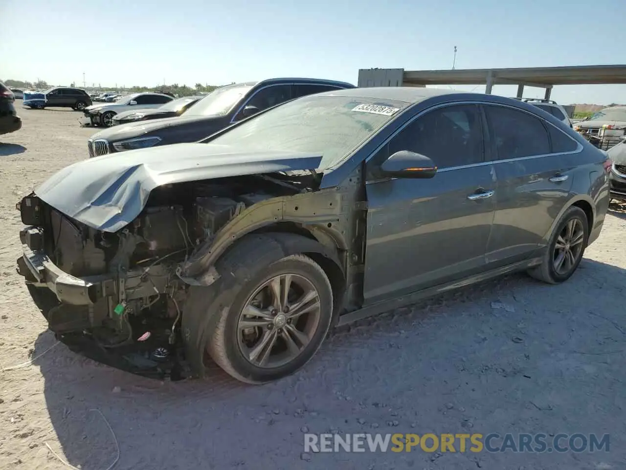 1 Photograph of a damaged car 5NPE34AF4KH767024 HYUNDAI SONATA 2019