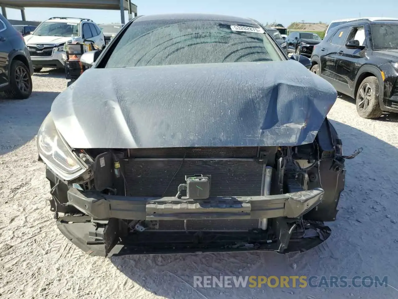 5 Photograph of a damaged car 5NPE34AF4KH767024 HYUNDAI SONATA 2019