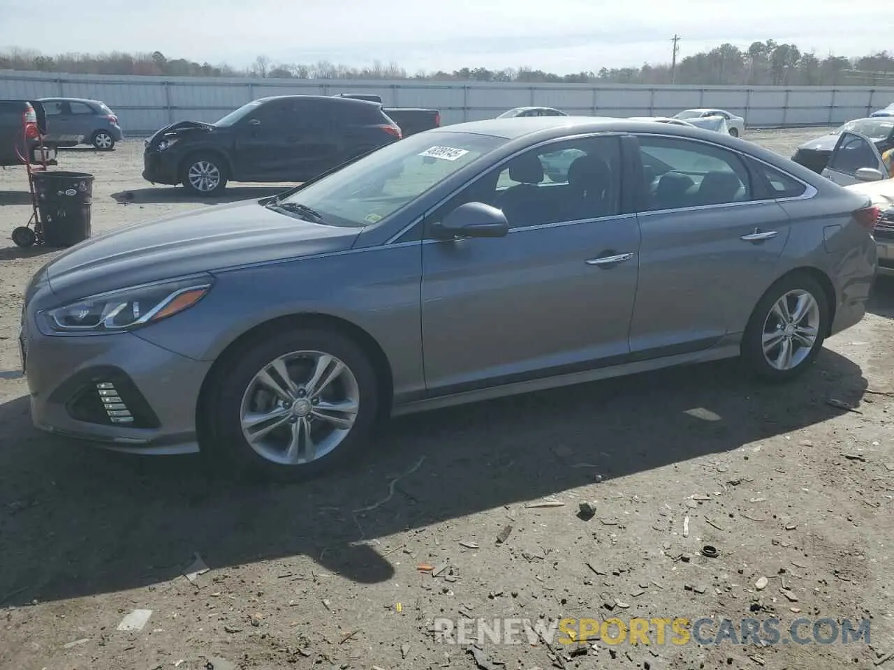 1 Photograph of a damaged car 5NPE34AF4KH781134 HYUNDAI SONATA 2019