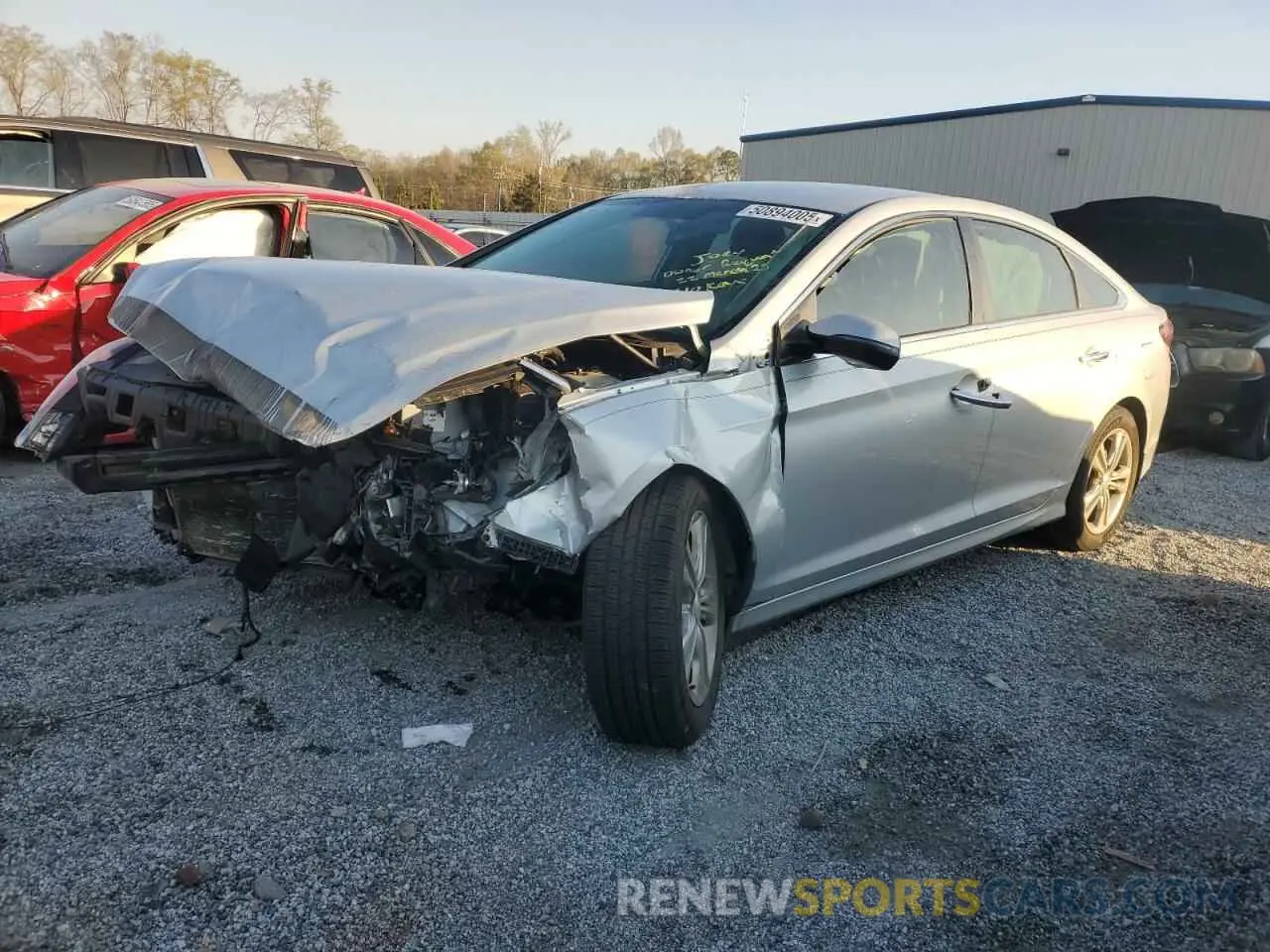 1 Photograph of a damaged car 5NPE34AF4KH793266 HYUNDAI SONATA 2019
