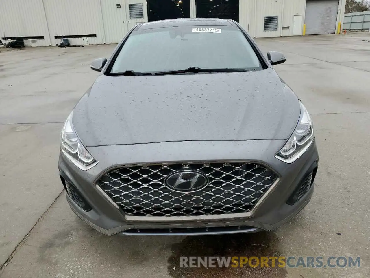 5 Photograph of a damaged car 5NPE34AF4KH800460 HYUNDAI SONATA 2019