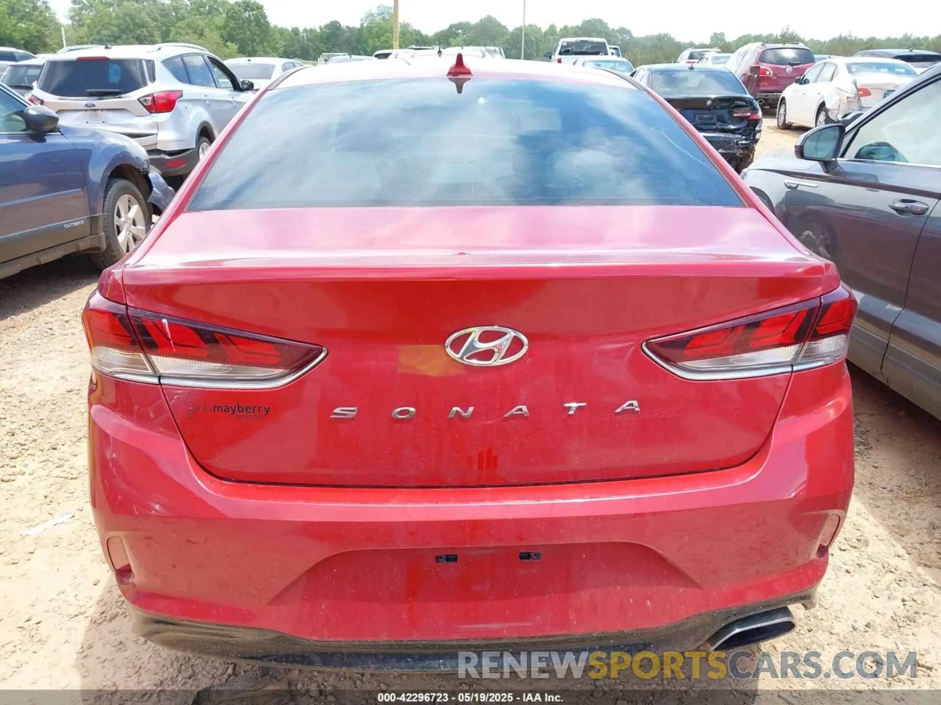 16 Photograph of a damaged car 5NPE34AF4KH802628 HYUNDAI SONATA 2019