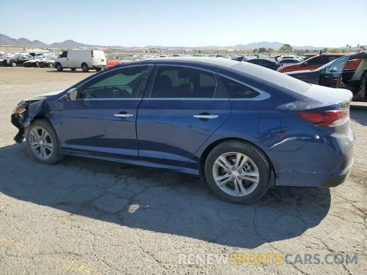 2 Photograph of a damaged car 5NPE34AF4KH807344 HYUNDAI SONATA 2019