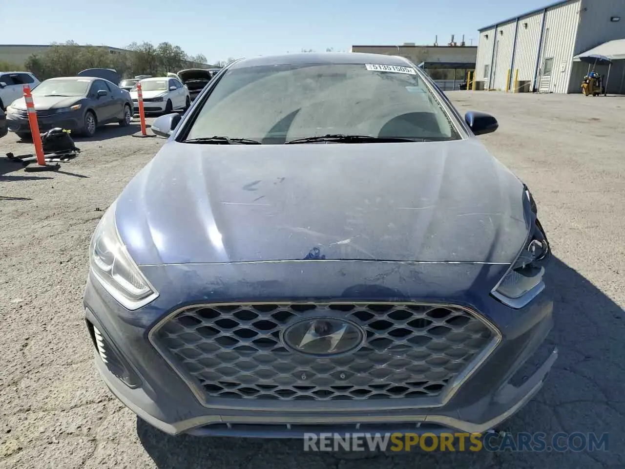 5 Photograph of a damaged car 5NPE34AF4KH807344 HYUNDAI SONATA 2019