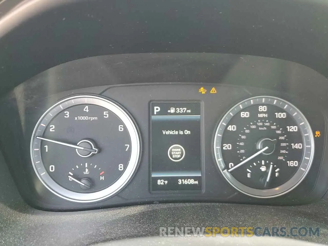 9 Photograph of a damaged car 5NPE34AF4KH807344 HYUNDAI SONATA 2019