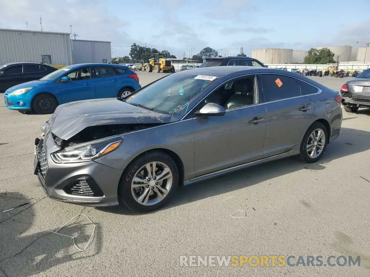 1 Photograph of a damaged car 5NPE34AF4KH814200 HYUNDAI SONATA 2019