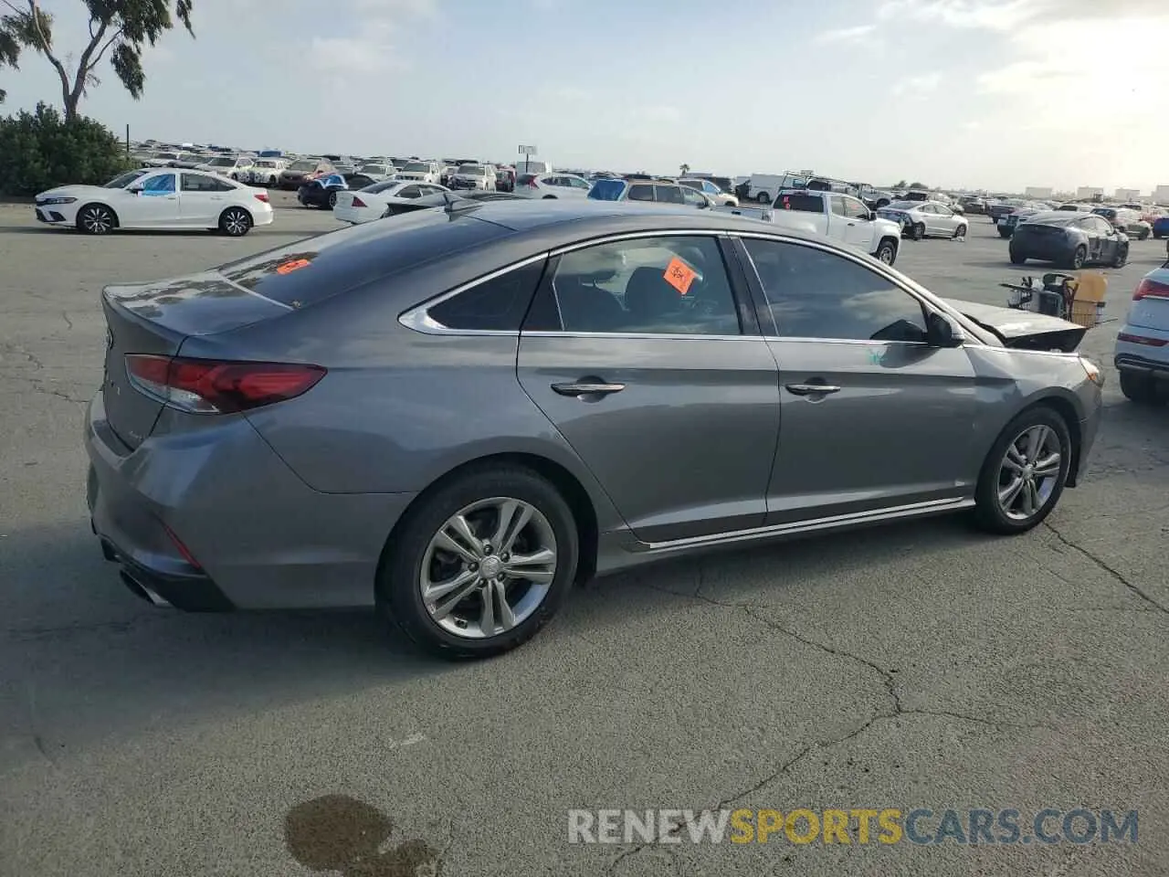 3 Photograph of a damaged car 5NPE34AF4KH814200 HYUNDAI SONATA 2019