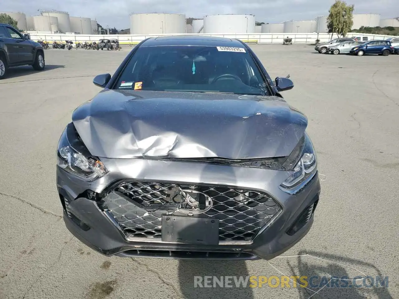 5 Photograph of a damaged car 5NPE34AF4KH814200 HYUNDAI SONATA 2019