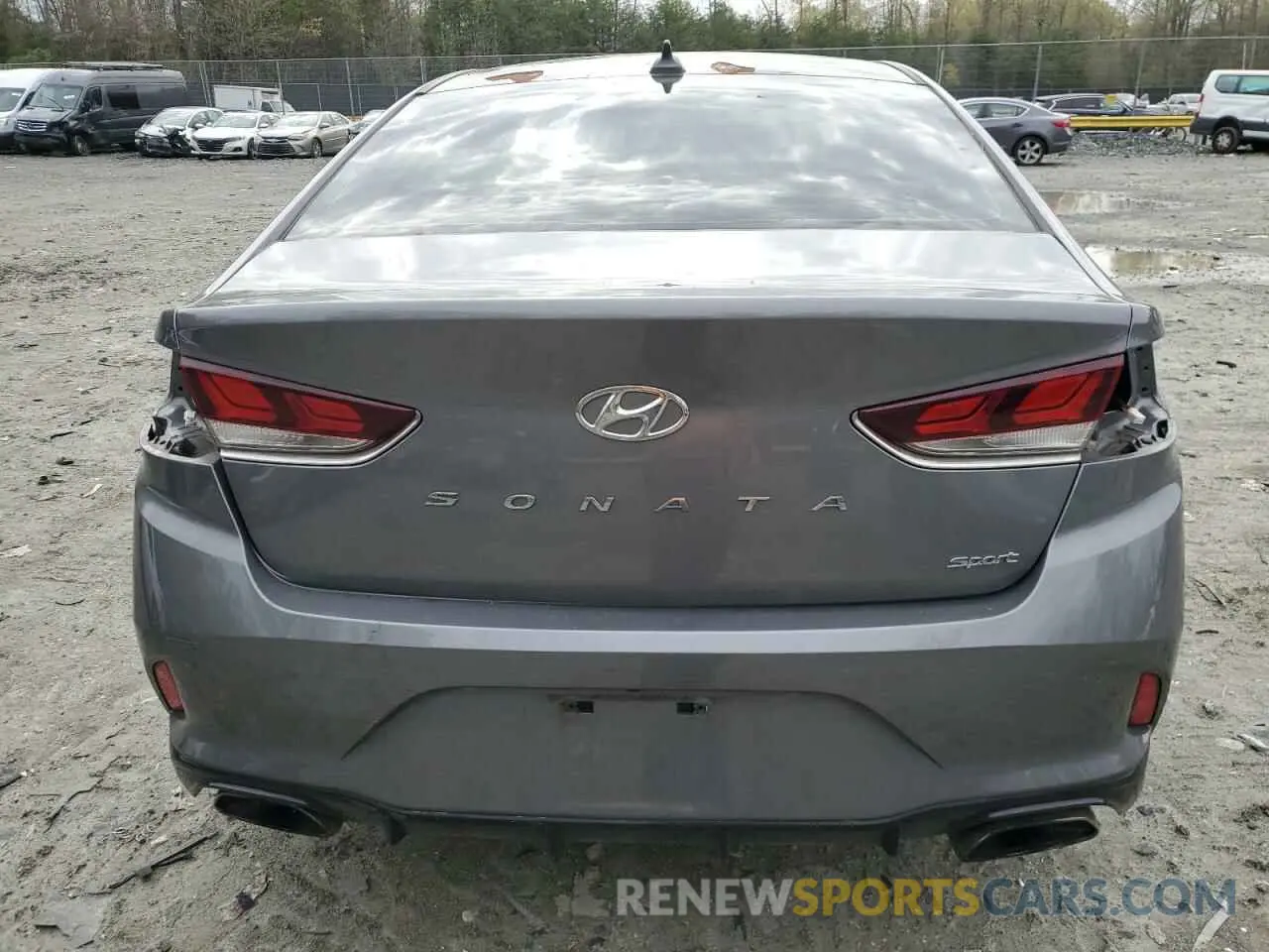 6 Photograph of a damaged car 5NPE34AF4KH816092 HYUNDAI SONATA 2019