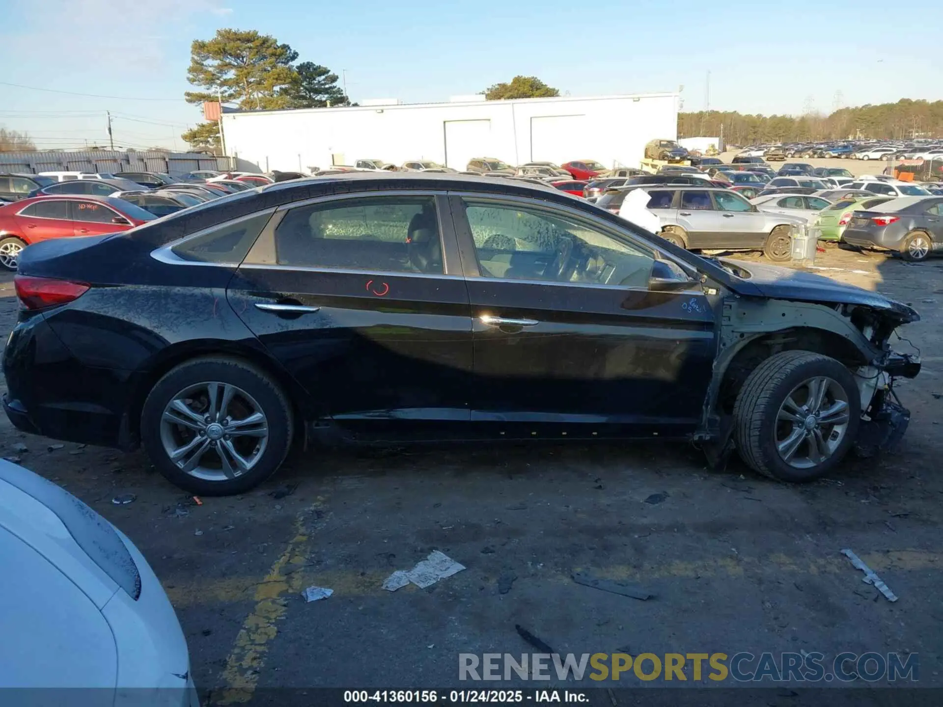 14 Photograph of a damaged car 5NPE34AF5KH742195 HYUNDAI SONATA 2019