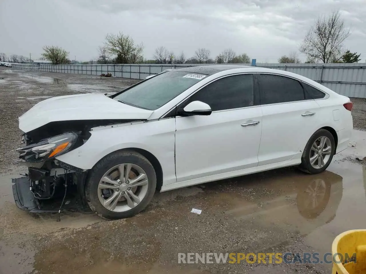 1 Photograph of a damaged car 5NPE34AF5KH748417 HYUNDAI SONATA 2019