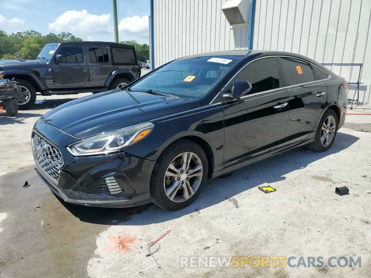 1 Photograph of a damaged car 5NPE34AF5KH753021 HYUNDAI SONATA 2019