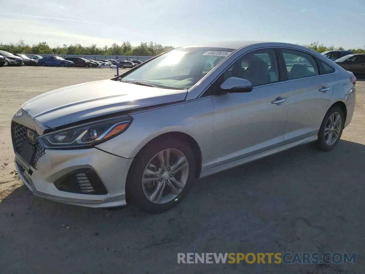 1 Photograph of a damaged car 5NPE34AF5KH775150 HYUNDAI SONATA 2019