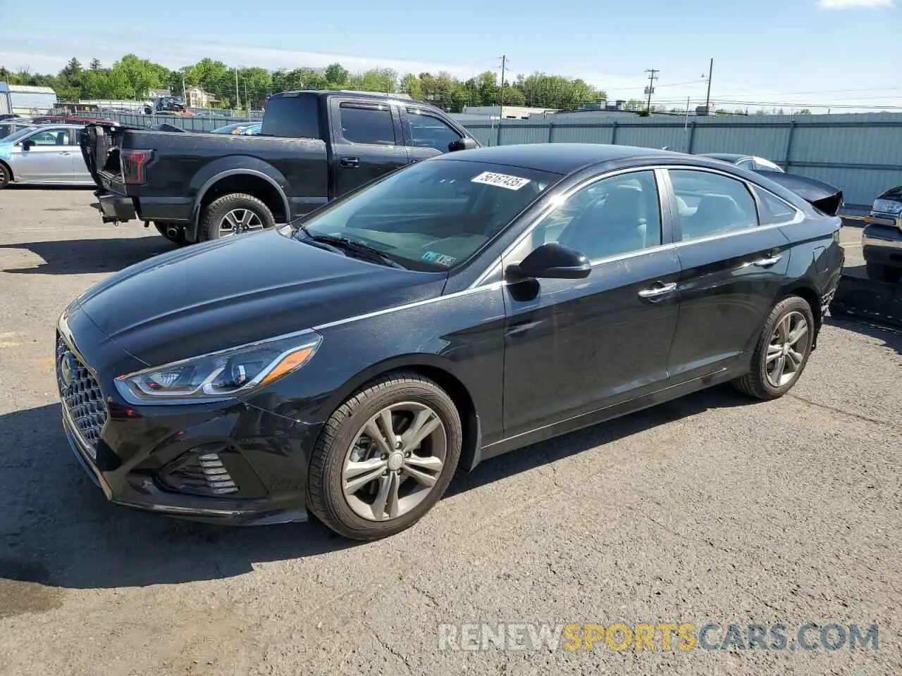 1 Photograph of a damaged car 5NPE34AF5KH794748 HYUNDAI SONATA 2019