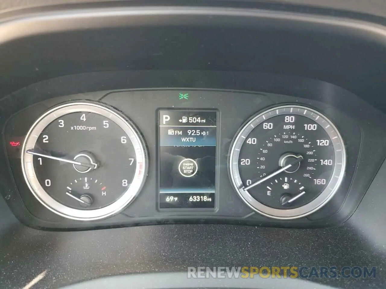 9 Photograph of a damaged car 5NPE34AF5KH794748 HYUNDAI SONATA 2019