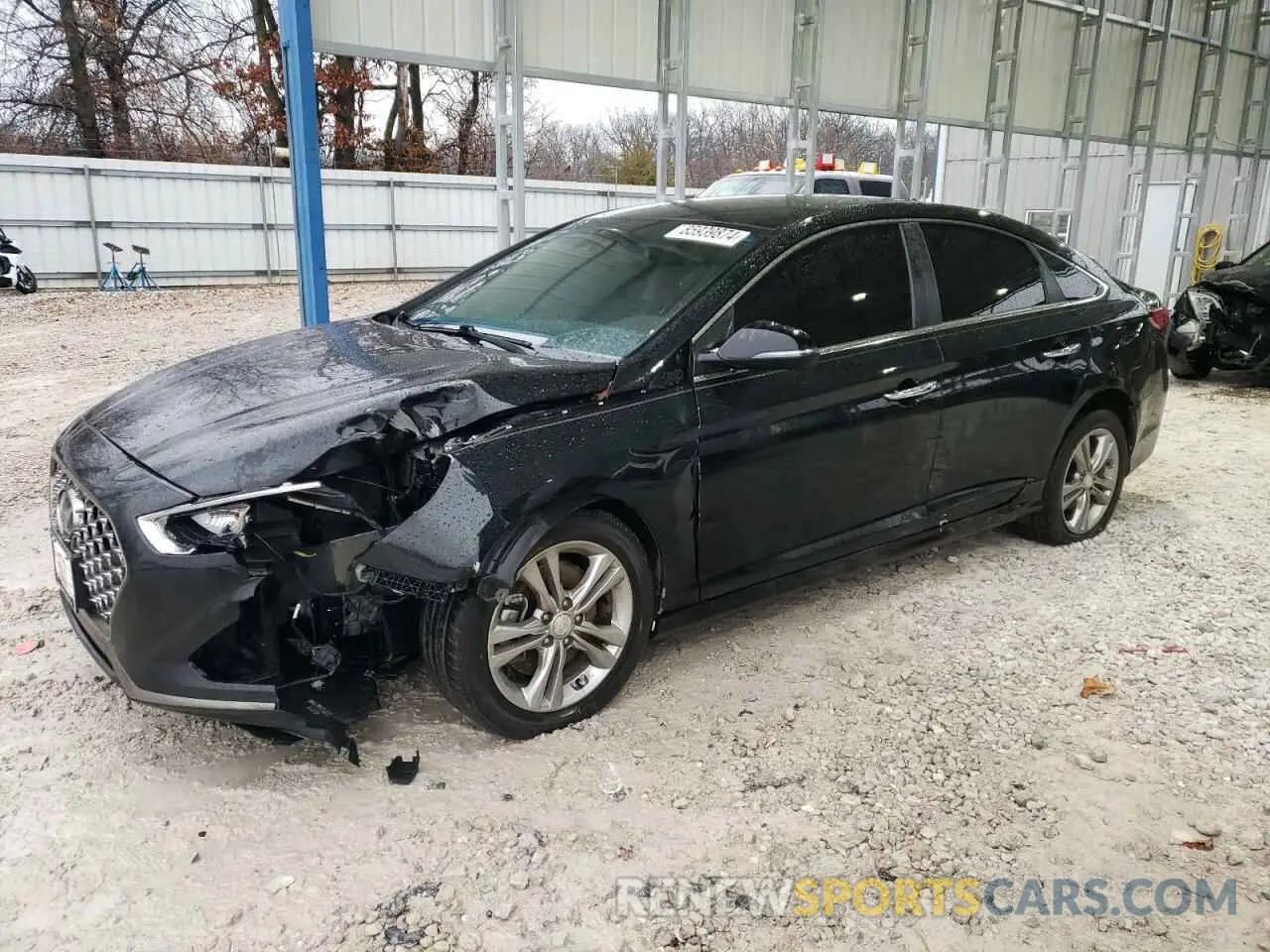 1 Photograph of a damaged car 5NPE34AF6KH732341 HYUNDAI SONATA 2019