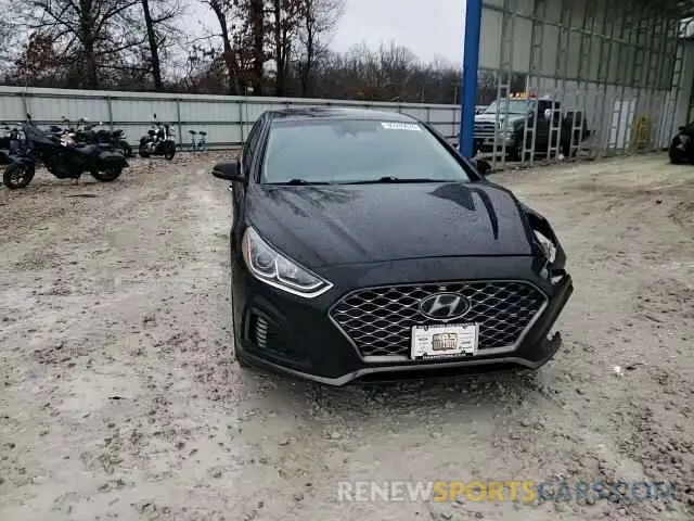 11 Photograph of a damaged car 5NPE34AF6KH732341 HYUNDAI SONATA 2019