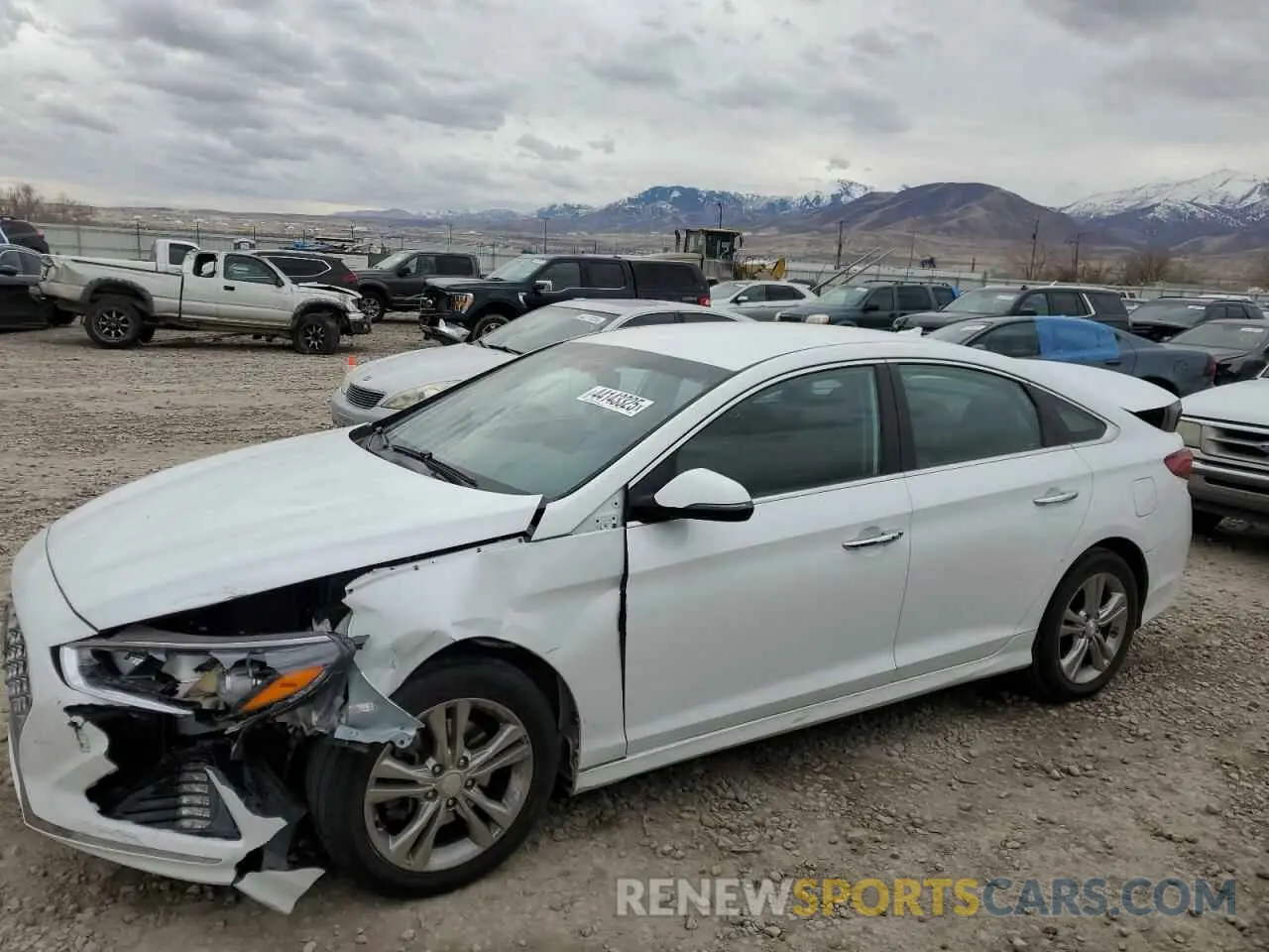 1 Photograph of a damaged car 5NPE34AF6KH740438 HYUNDAI SONATA 2019