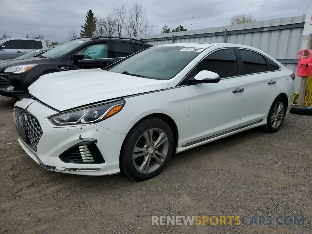 1 Photograph of a damaged car 5NPE34AF6KH747745 HYUNDAI SONATA 2019