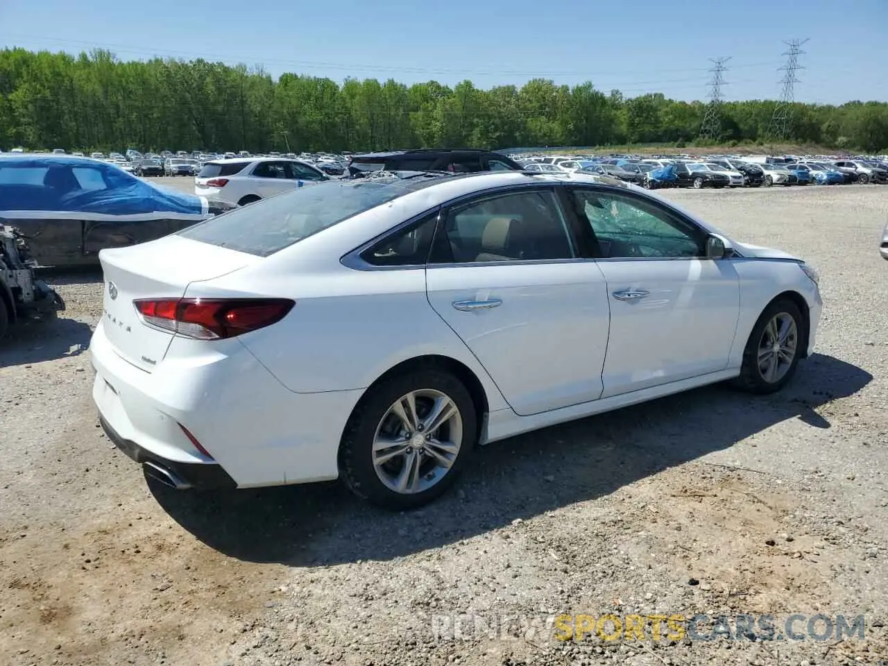3 Photograph of a damaged car 5NPE34AF6KH753674 HYUNDAI SONATA 2019