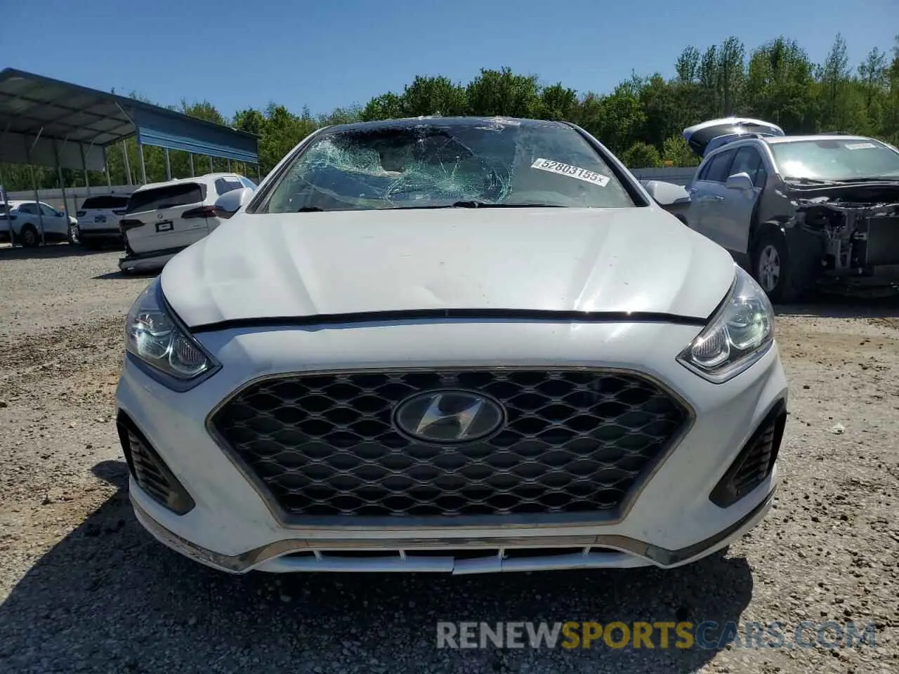 5 Photograph of a damaged car 5NPE34AF6KH753674 HYUNDAI SONATA 2019
