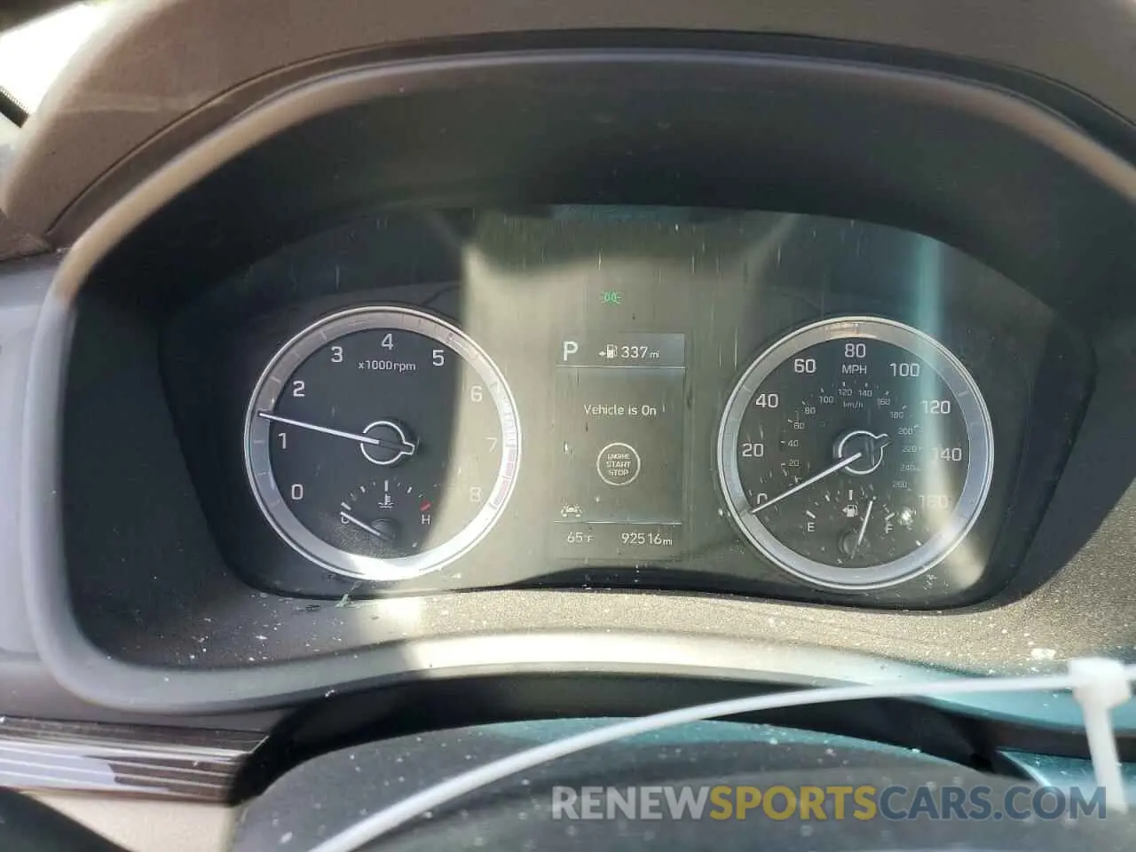 9 Photograph of a damaged car 5NPE34AF6KH753674 HYUNDAI SONATA 2019