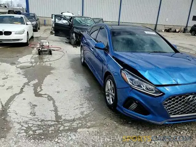 13 Photograph of a damaged car 5NPE34AF6KH755473 HYUNDAI SONATA 2019
