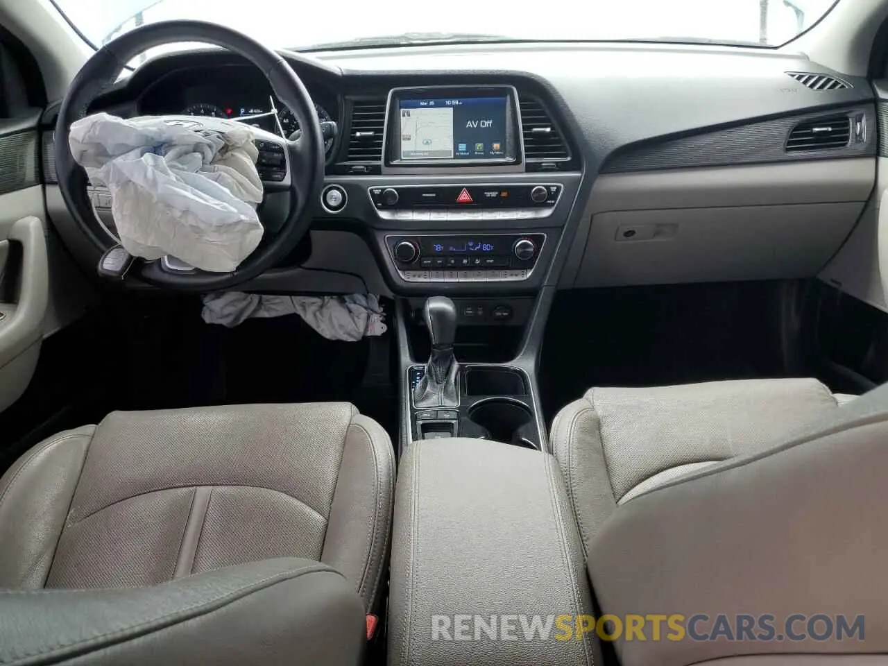 8 Photograph of a damaged car 5NPE34AF6KH755473 HYUNDAI SONATA 2019