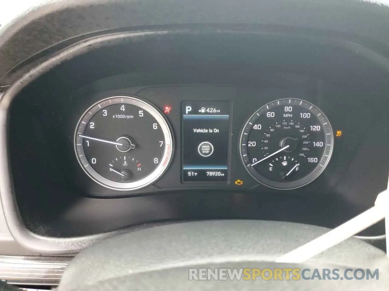 9 Photograph of a damaged car 5NPE34AF6KH755473 HYUNDAI SONATA 2019