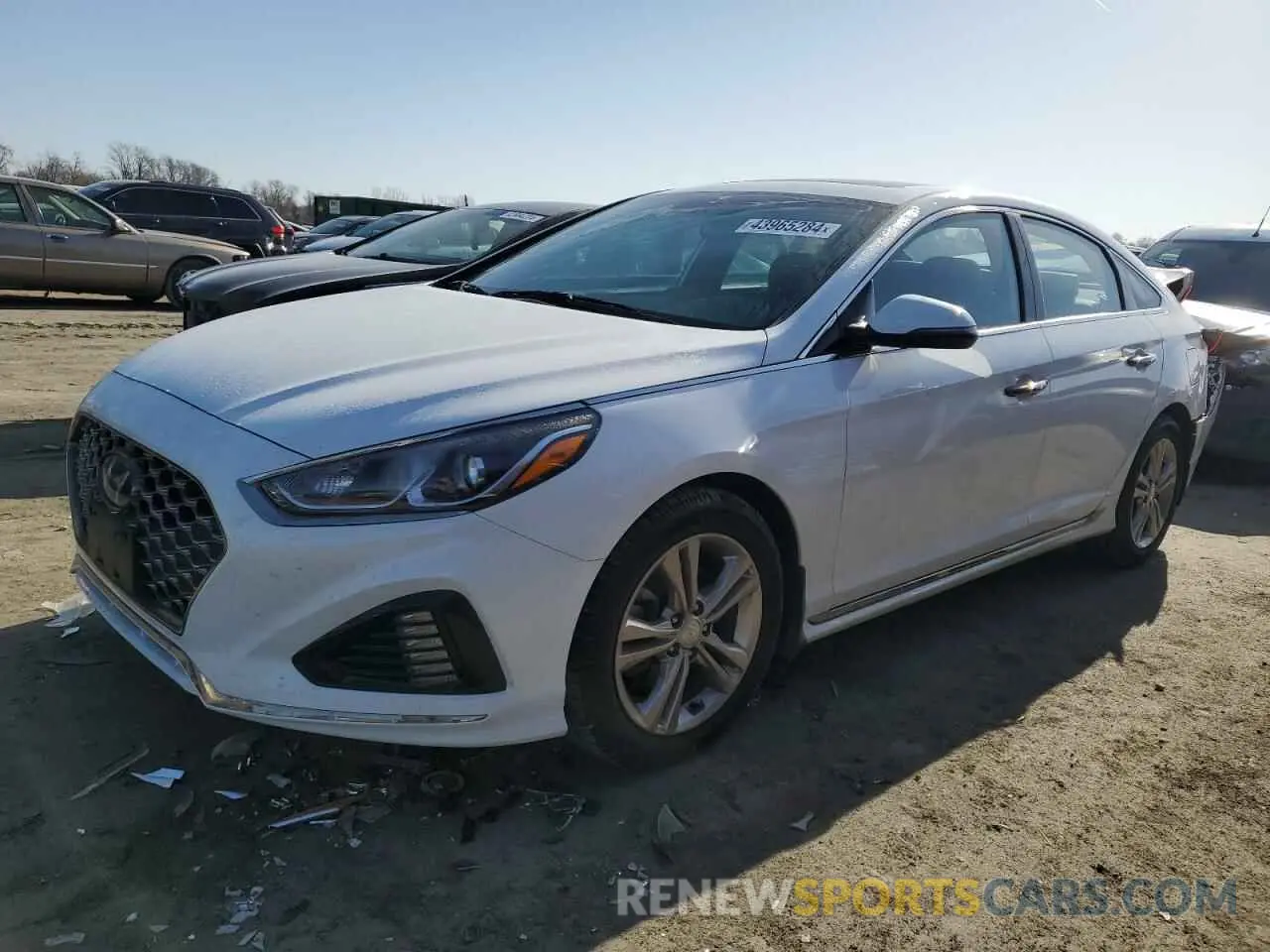 1 Photograph of a damaged car 5NPE34AF6KH783757 HYUNDAI SONATA 2019