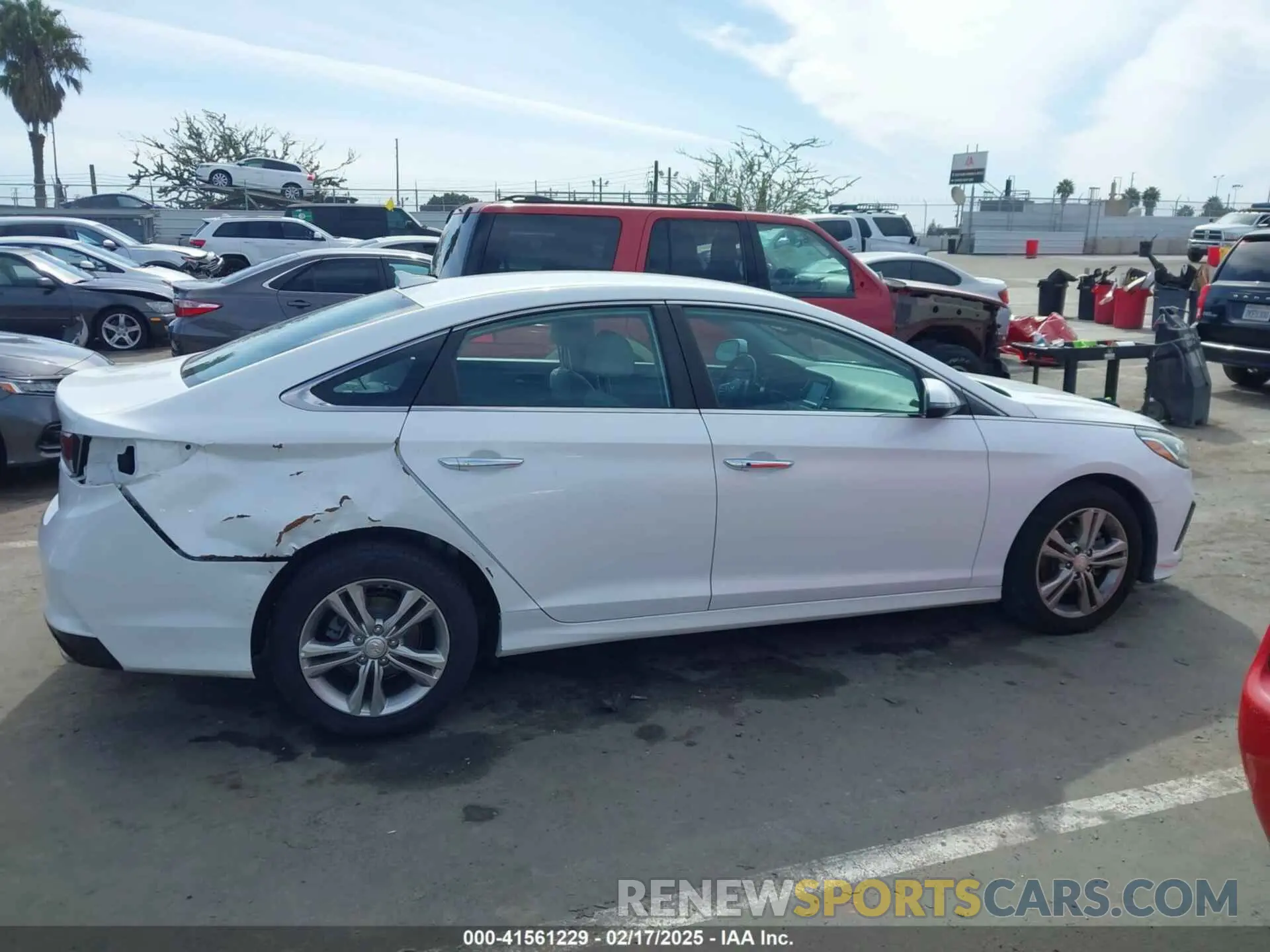 13 Photograph of a damaged car 5NPE34AF6KH786609 HYUNDAI SONATA 2019