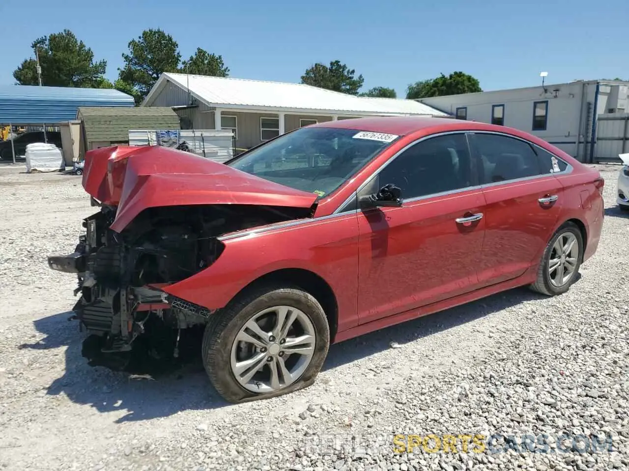 1 Photograph of a damaged car 5NPE34AF6KH789865 HYUNDAI SONATA 2019