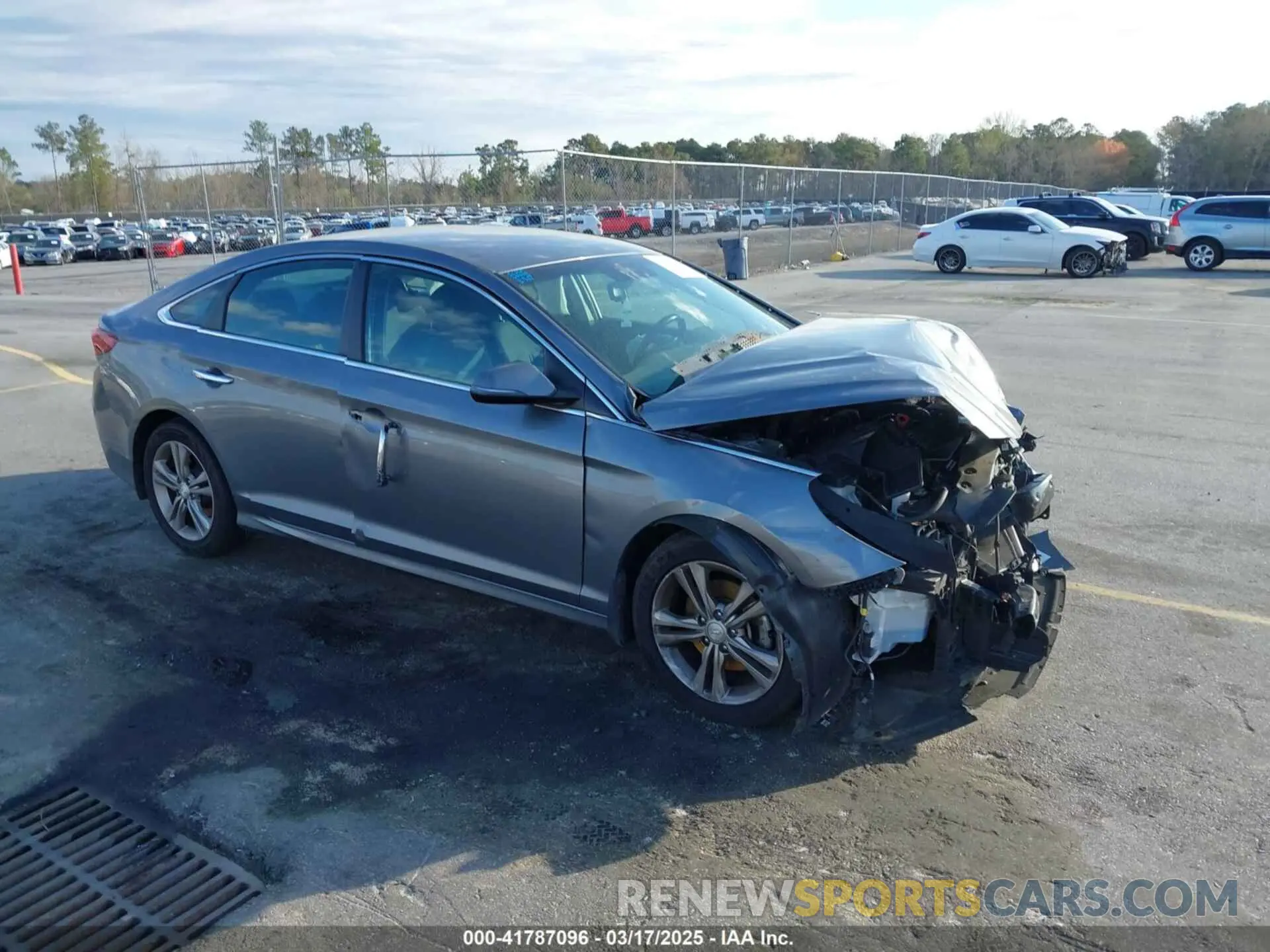 1 Photograph of a damaged car 5NPE34AF6KH814179 HYUNDAI SONATA 2019