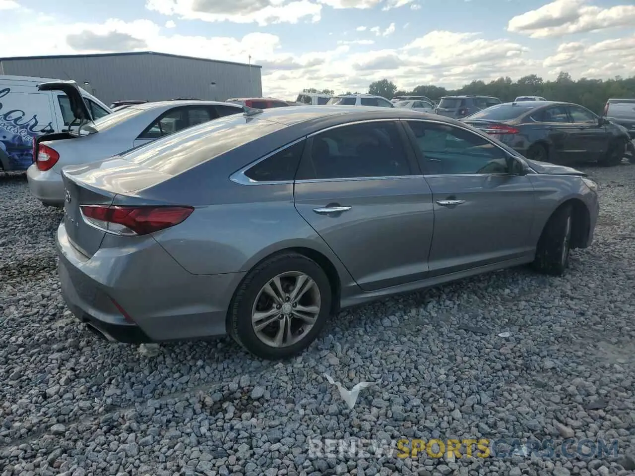 3 Photograph of a damaged car 5NPE34AF7KH746667 HYUNDAI SONATA 2019