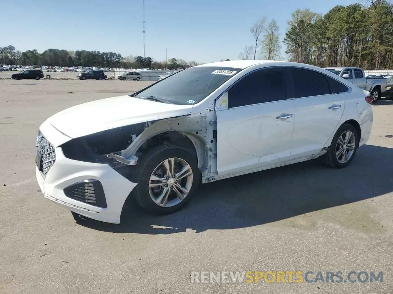 1 Photograph of a damaged car 5NPE34AF7KH748273 HYUNDAI SONATA 2019