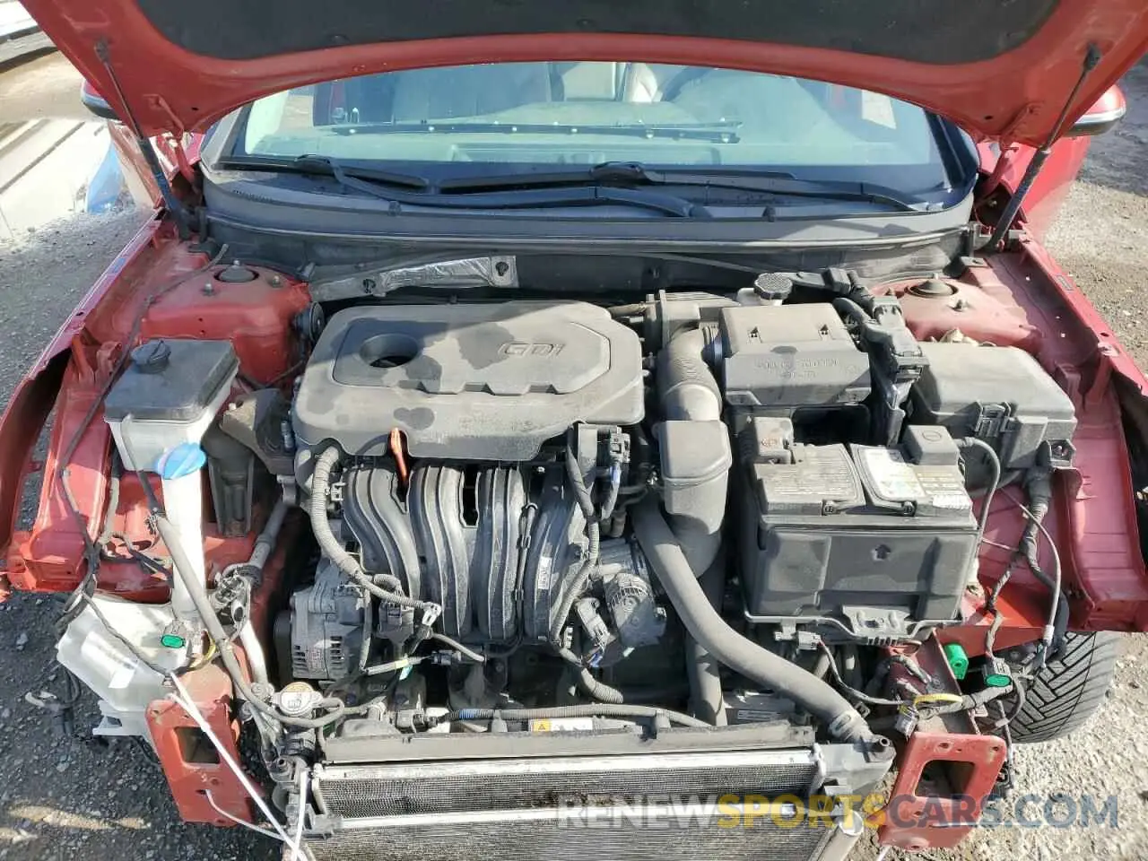 11 Photograph of a damaged car 5NPE34AF7KH750539 HYUNDAI SONATA 2019