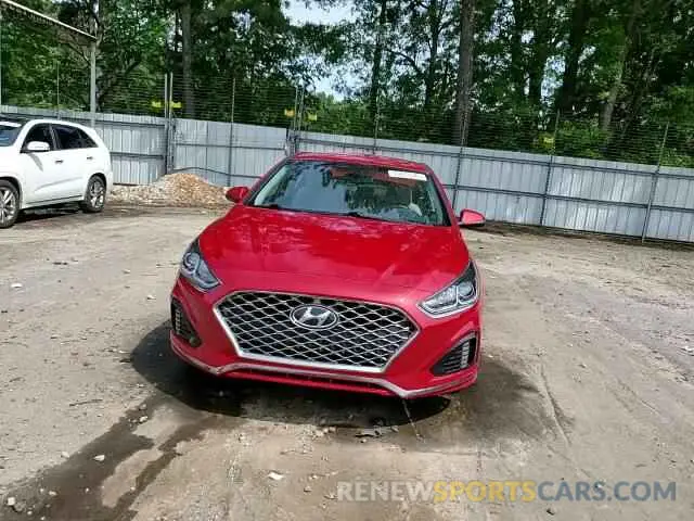13 Photograph of a damaged car 5NPE34AF7KH792550 HYUNDAI SONATA 2019