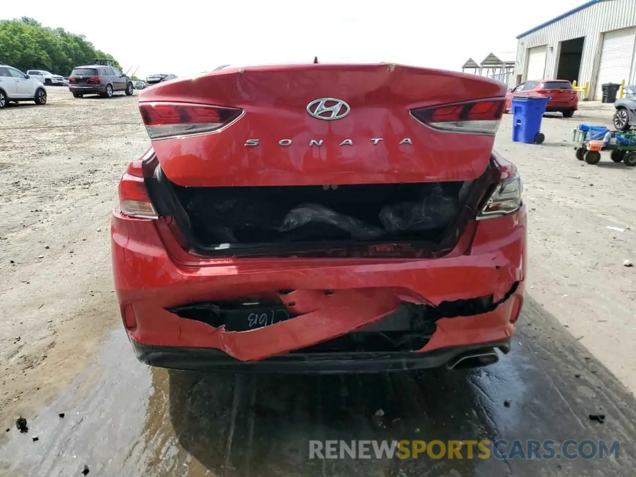6 Photograph of a damaged car 5NPE34AF7KH792550 HYUNDAI SONATA 2019