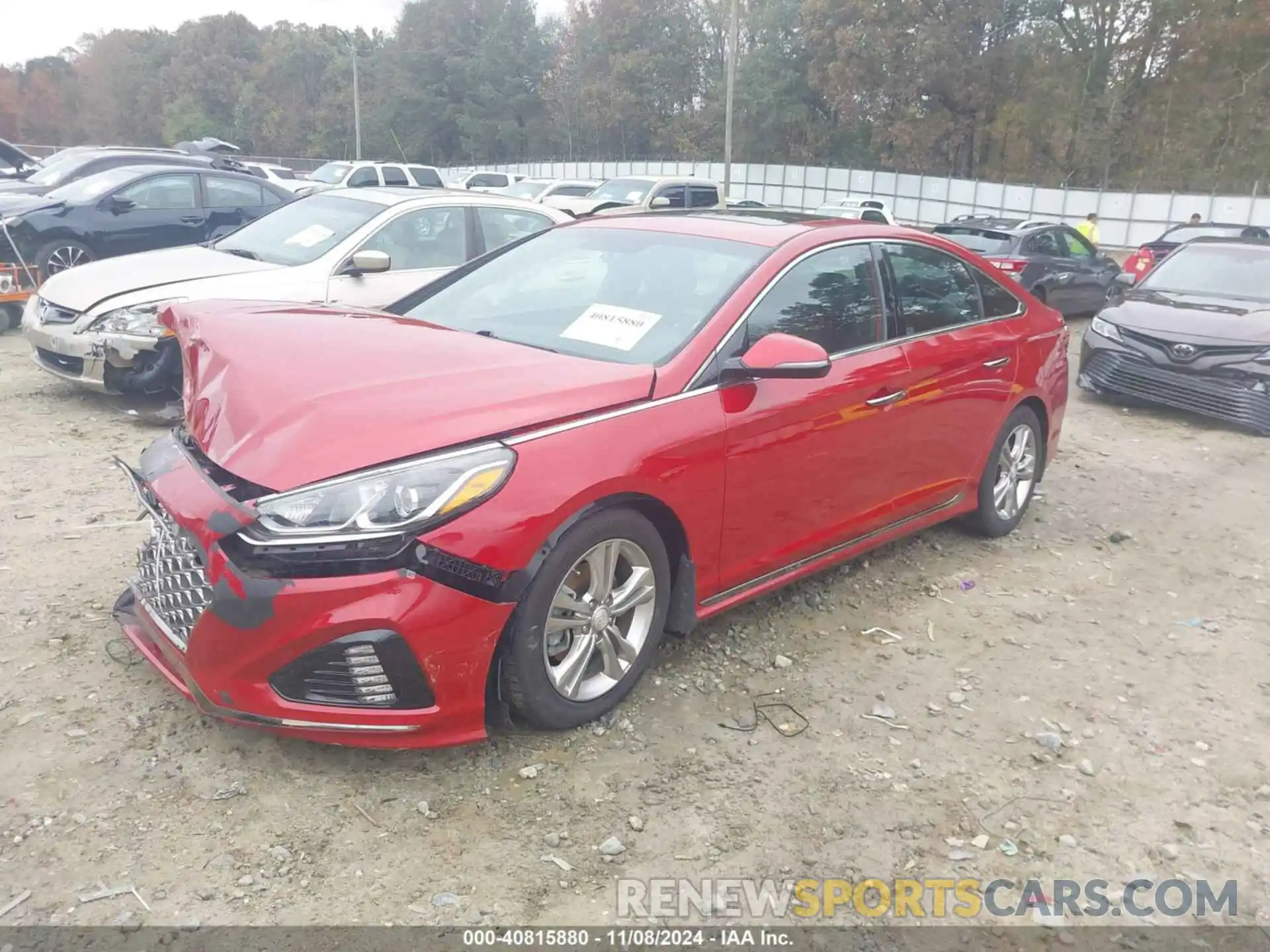 2 Photograph of a damaged car 5NPE34AF7KH808312 HYUNDAI SONATA 2019