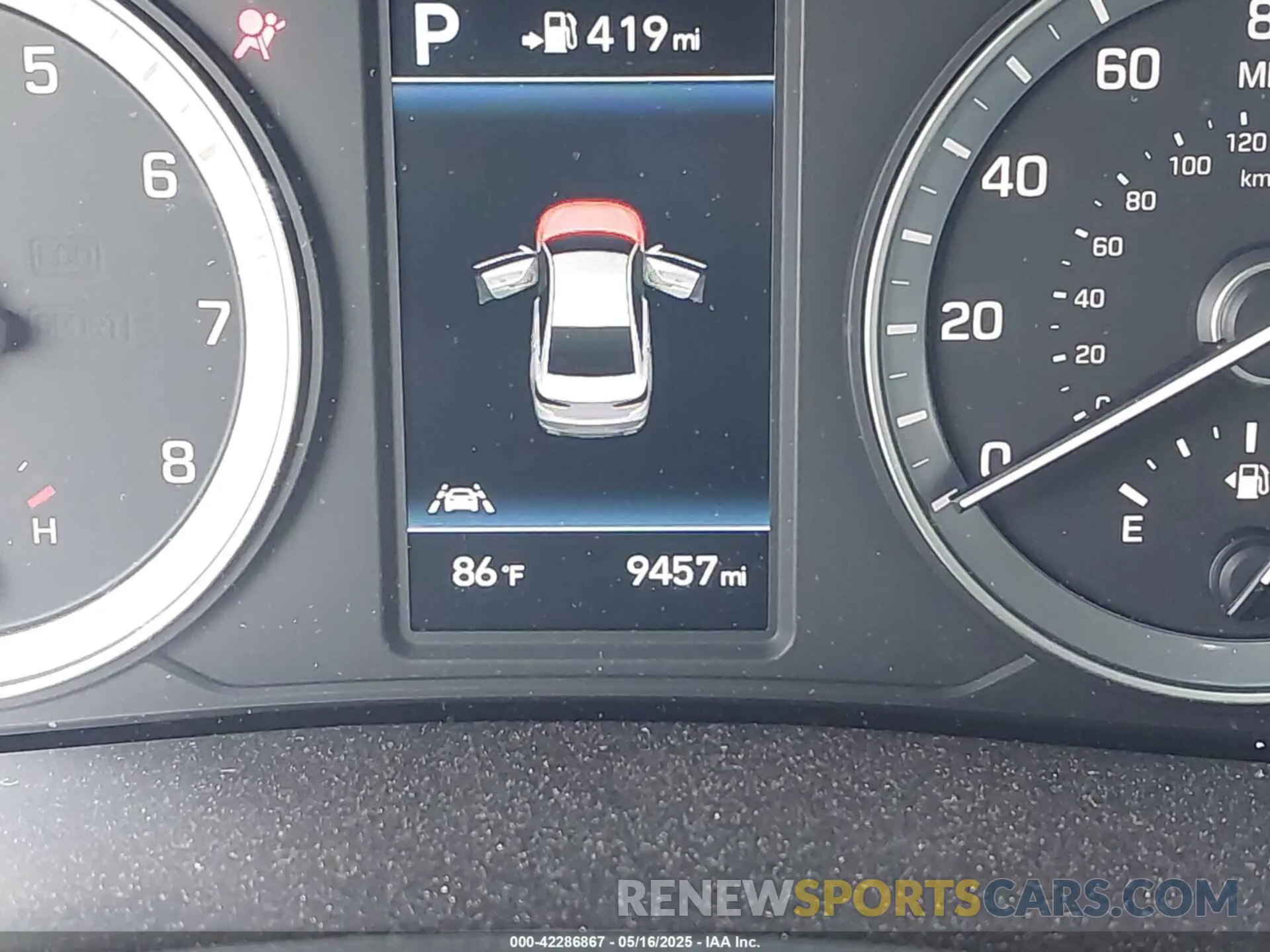 15 Photograph of a damaged car 5NPE34AF8KH732910 HYUNDAI SONATA 2019