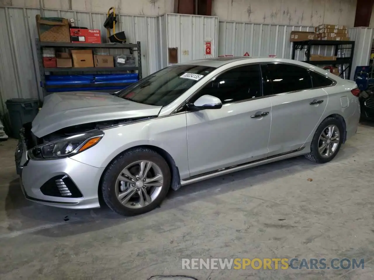 1 Photograph of a damaged car 5NPE34AF8KH763137 HYUNDAI SONATA 2019