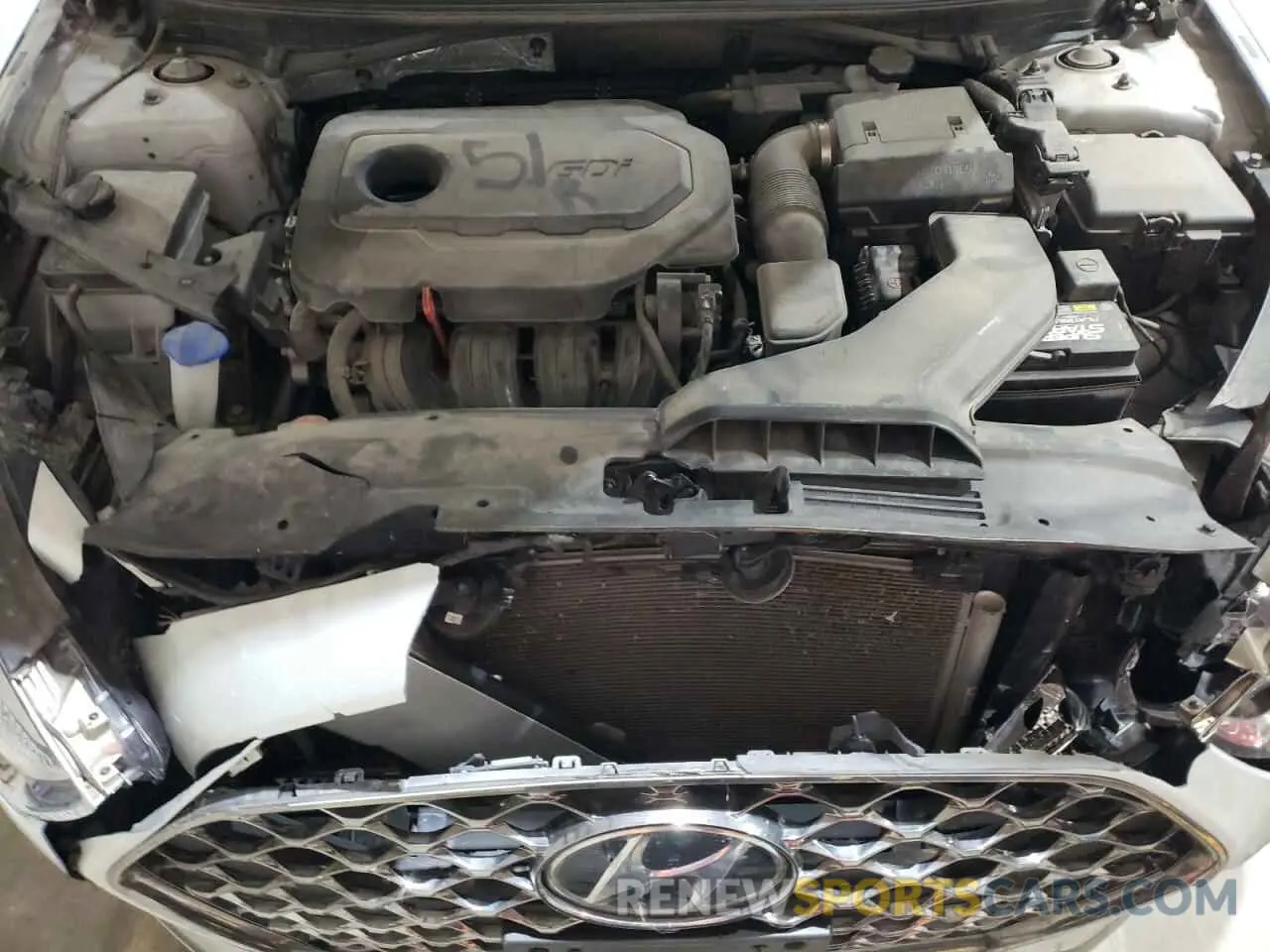 11 Photograph of a damaged car 5NPE34AF8KH763137 HYUNDAI SONATA 2019