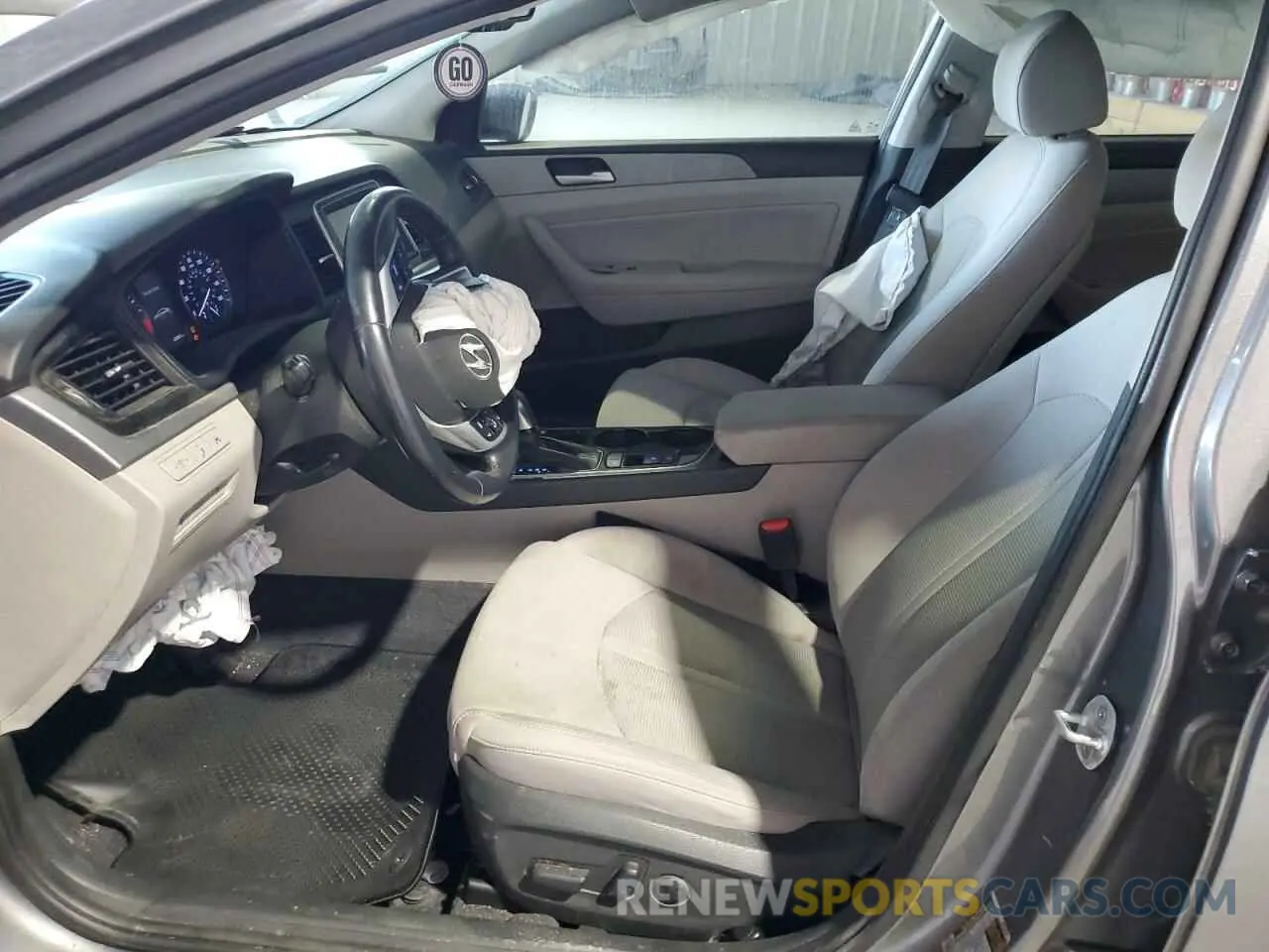 7 Photograph of a damaged car 5NPE34AF8KH794260 HYUNDAI SONATA 2019