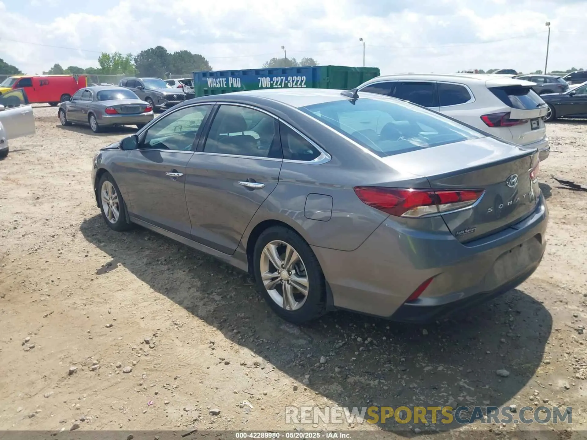 3 Photograph of a damaged car 5NPE34AF8KH798664 HYUNDAI SONATA 2019