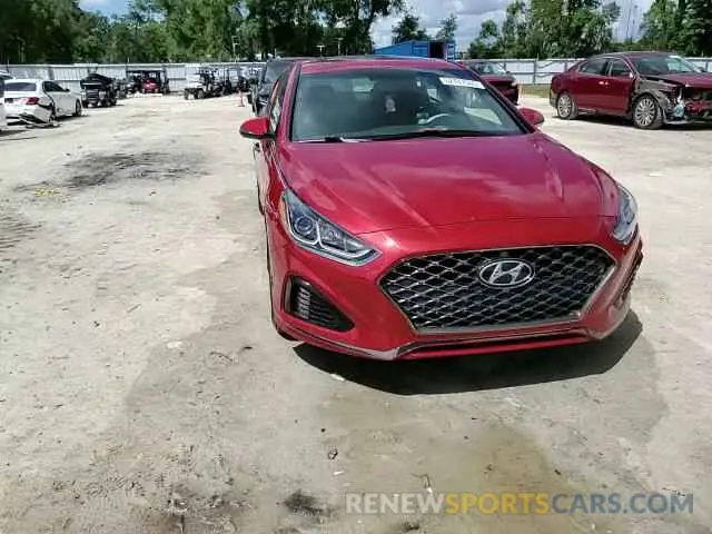 13 Photograph of a damaged car 5NPE34AF8KH808447 HYUNDAI SONATA 2019