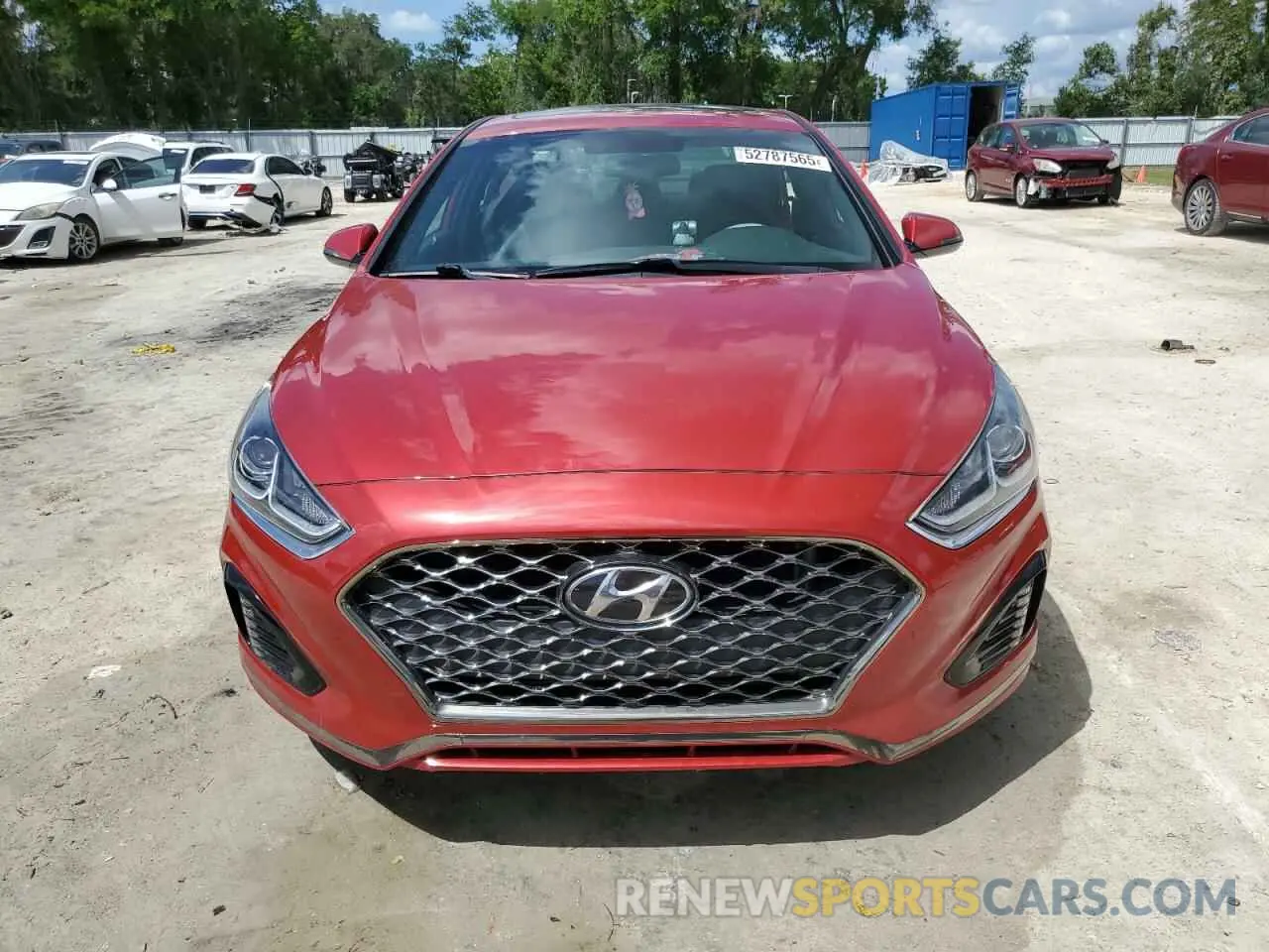 5 Photograph of a damaged car 5NPE34AF8KH808447 HYUNDAI SONATA 2019