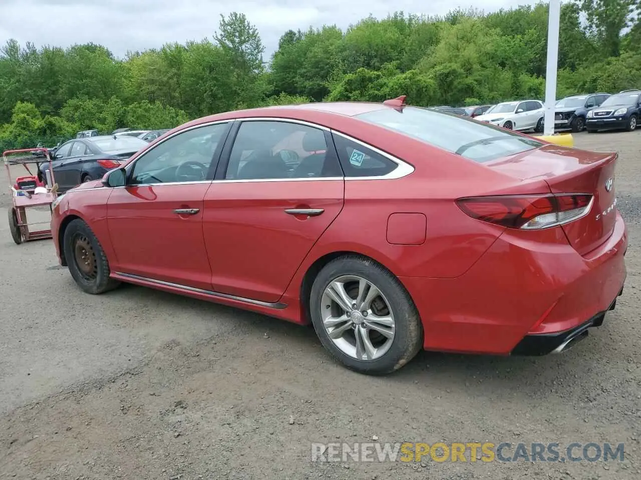2 Photograph of a damaged car 5NPE34AF8KH821537 HYUNDAI SONATA 2019