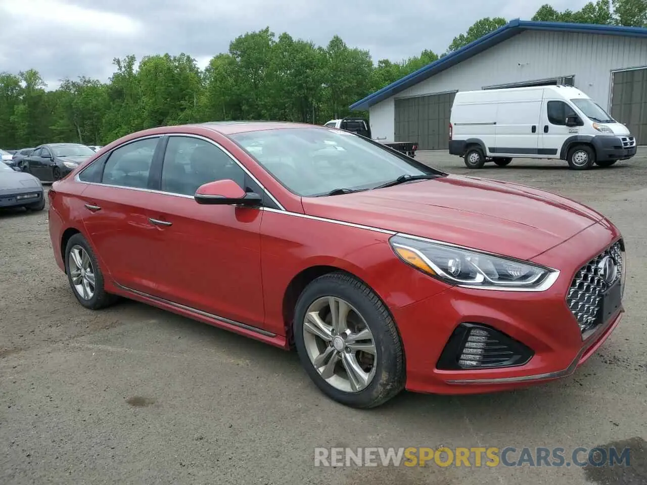 4 Photograph of a damaged car 5NPE34AF8KH821537 HYUNDAI SONATA 2019